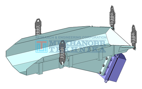 Vibrating feeder with electric-magnetic drive PE 7х18F рис.0